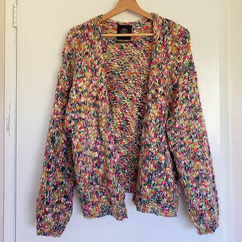 Urban Outfitters Colorful Knit Cardigan